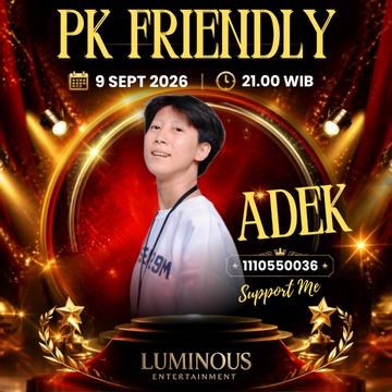 adekᴸᵁᴹᴱ PK 09 21.00 ⚡ MICO Live profile