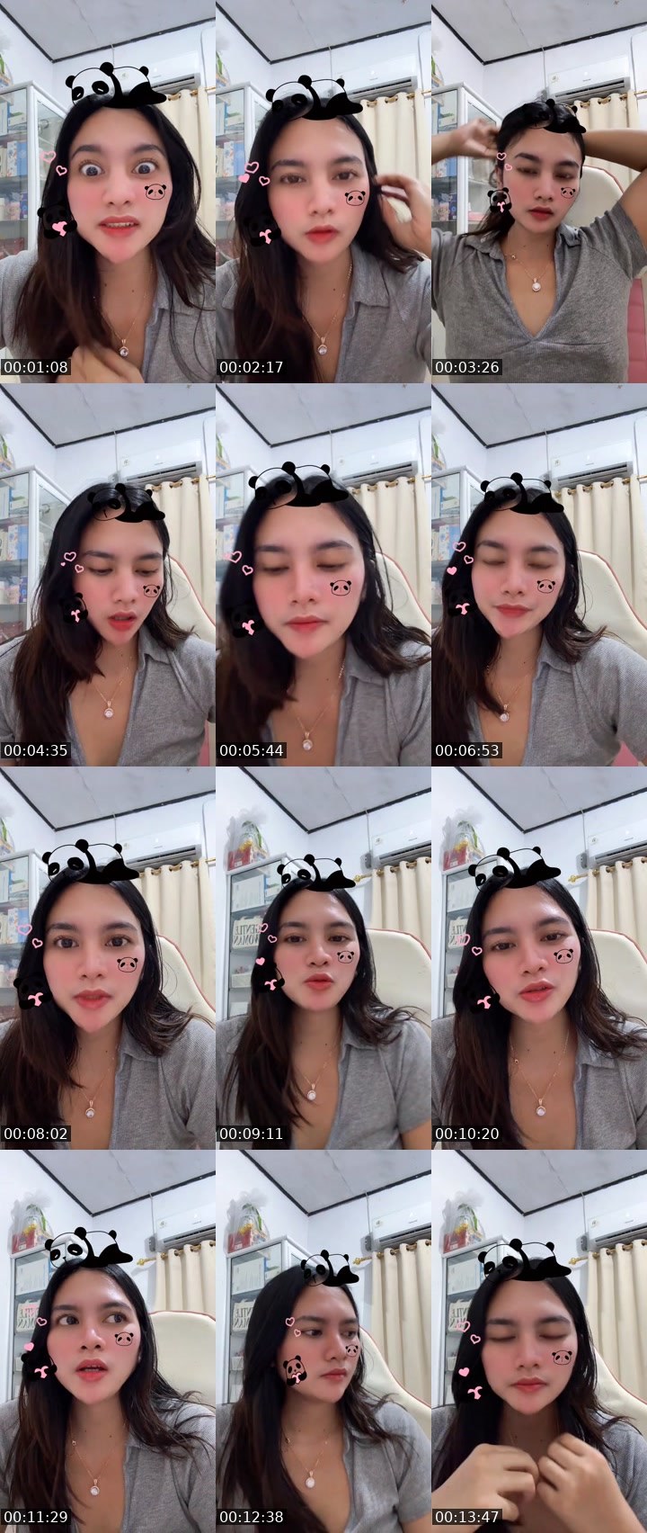 Contact-sheet preview of Agin💕's MICO Live recording