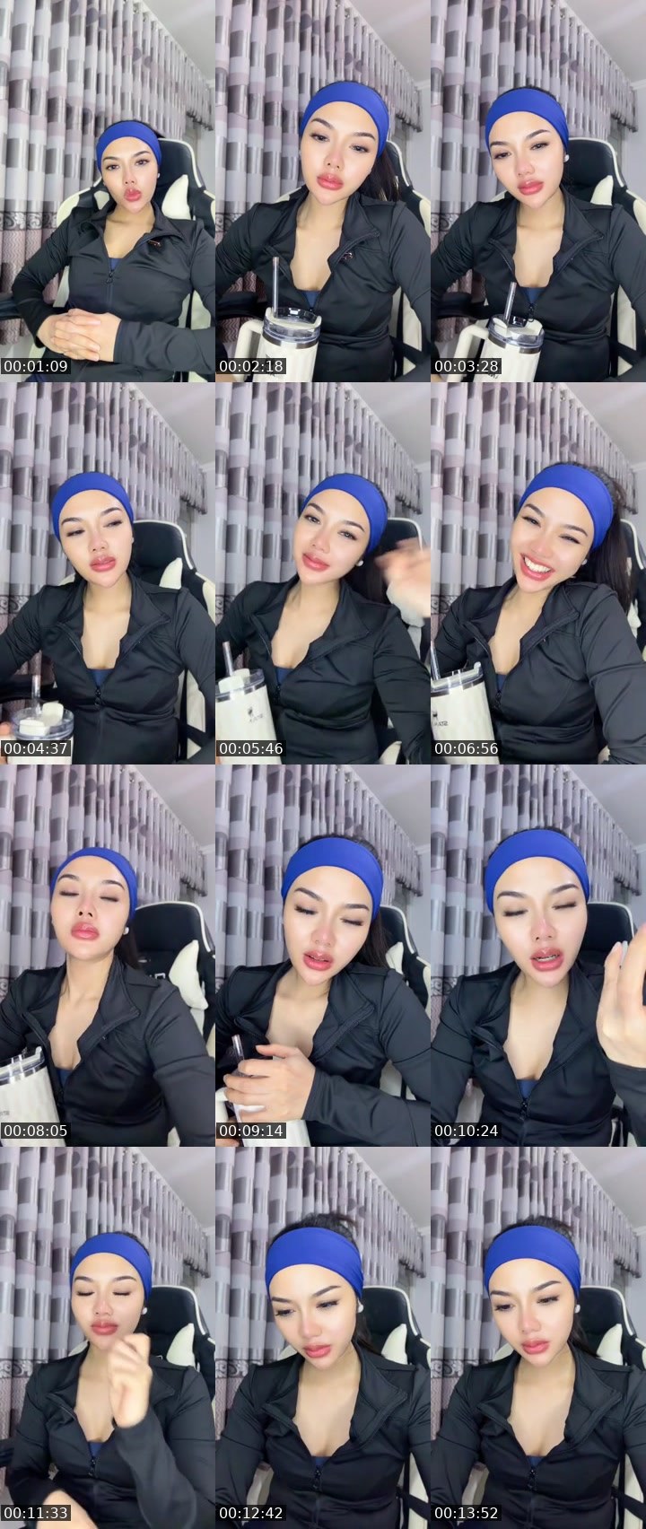 Contact-sheet preview of ᴮᵉᵃʳ🐻Quinsha 🔥's MICO Live recording