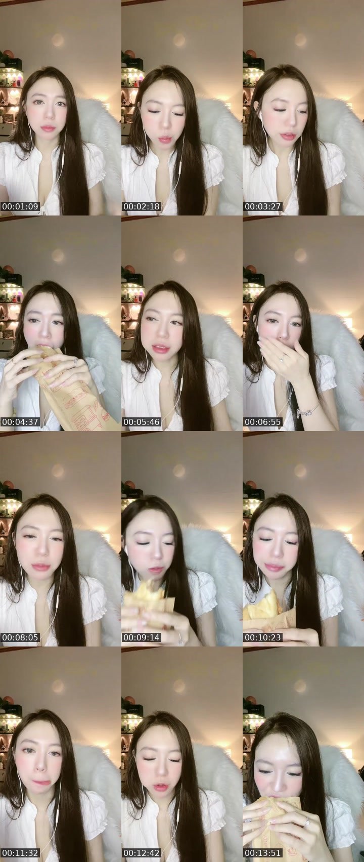 Contact-sheet preview of |🎀|ᴹ Rii⁷⁷⁷ ( 小宝贝 ）'s MICO Live recording