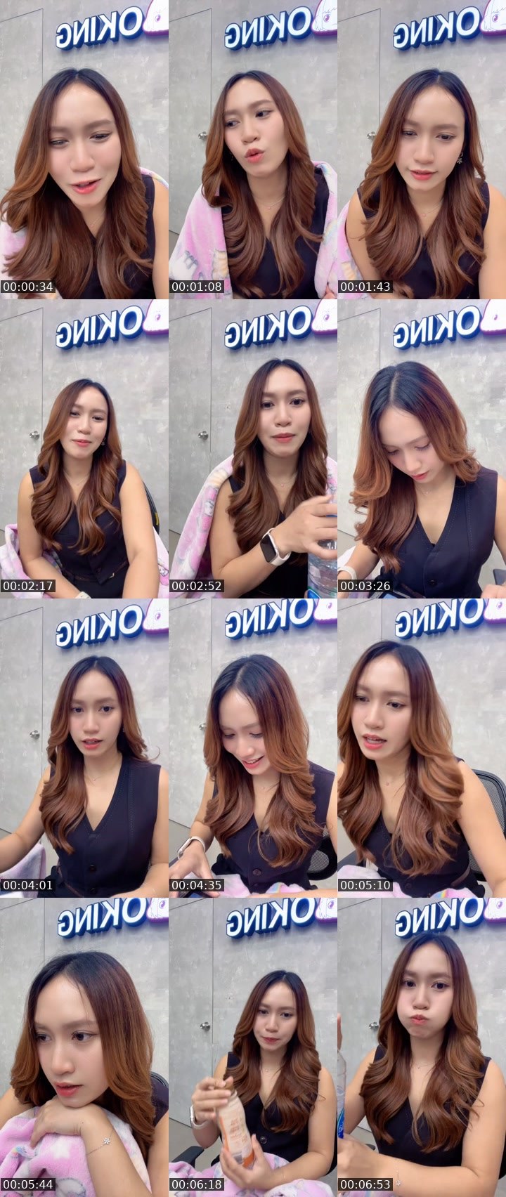 Contact-sheet preview of [🧋] New vj - ขนมผิง 🍒's MICO Live recording