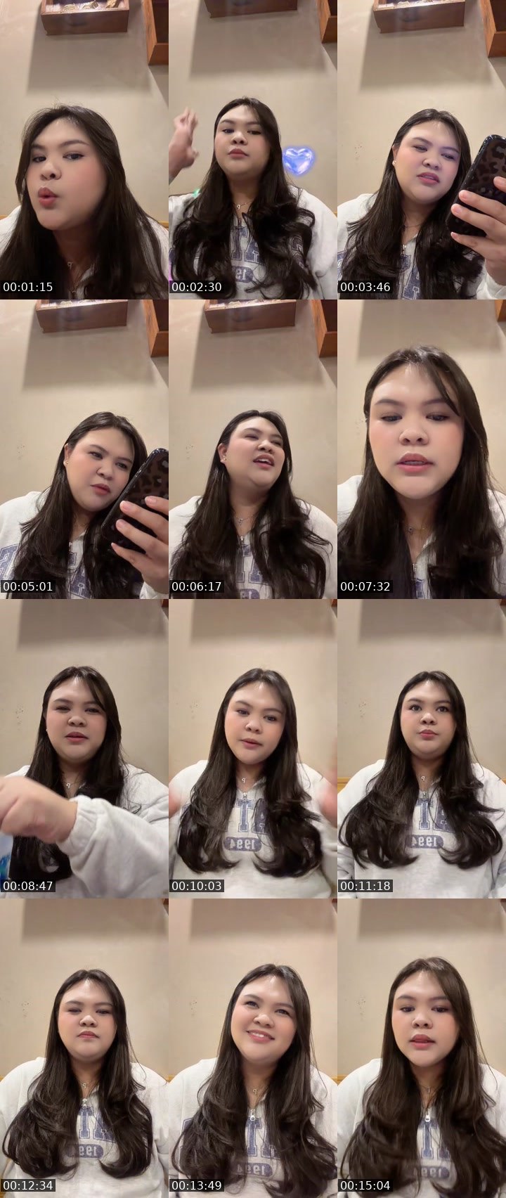 Contact-sheet preview of ❥Joannaʰʸᵖᵉ PK 30 | 19.00 WIB's MICO Live recording