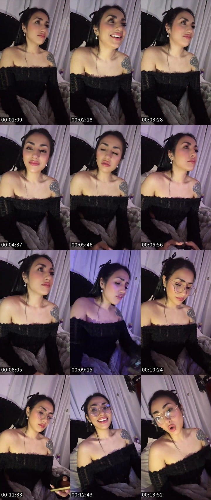 Contact-sheet preview of 🖤♛ 𝐌𝐄𝐆🐆🧸ྀི's MICO Live recording