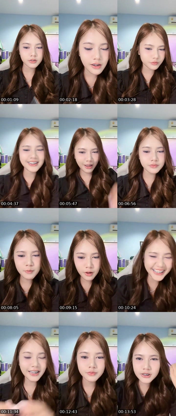 Contact-sheet preview of (🧋)New vj ผัก 🐰🥨's MICO Live recording