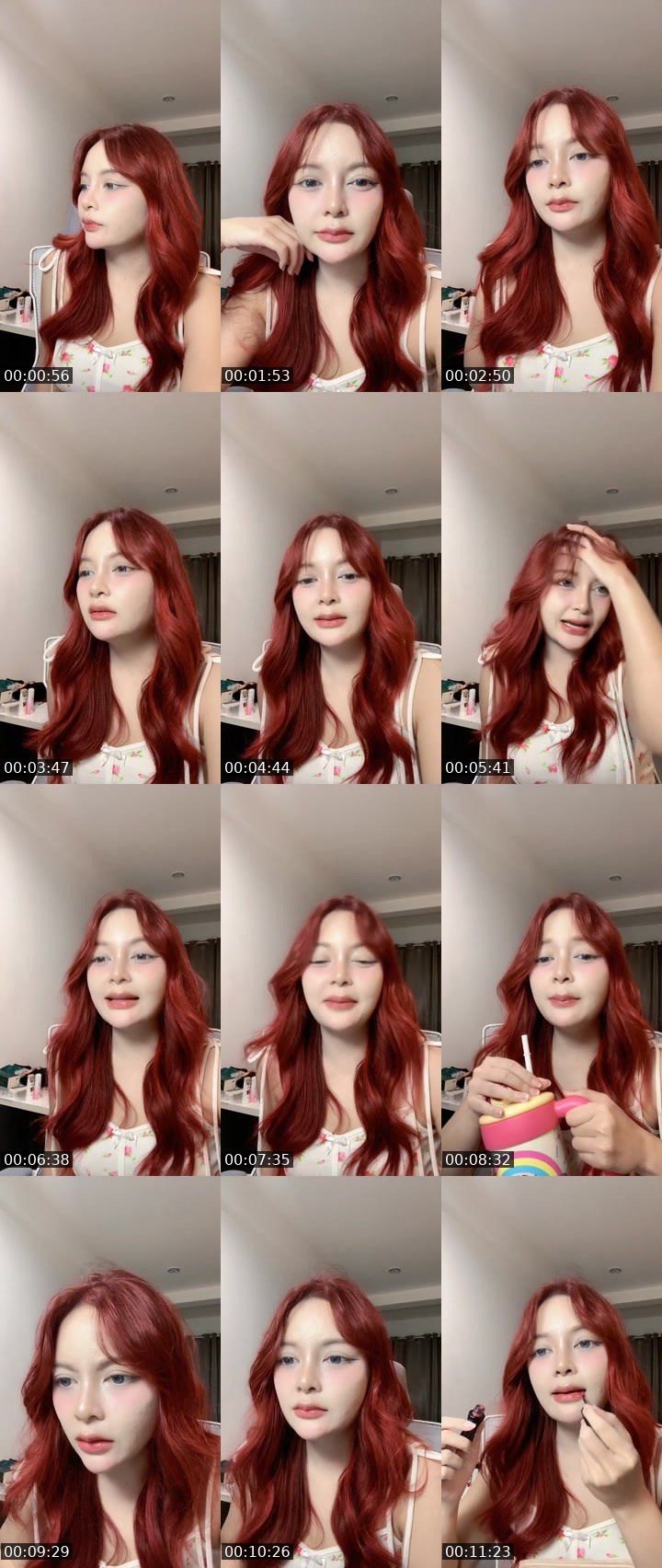 Contact-sheet preview of {💐} SomSom 🍊💖's MICO Live recording
