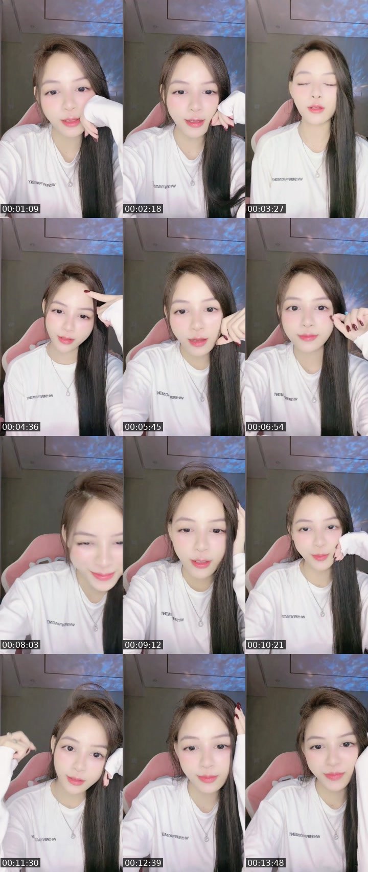 Contact-sheet preview of 🐳𝐂𝐡𝐢𝐧ྀི𝐋𝐢𝐮𝐥𝐢𝐮🩵's MICO Live recording