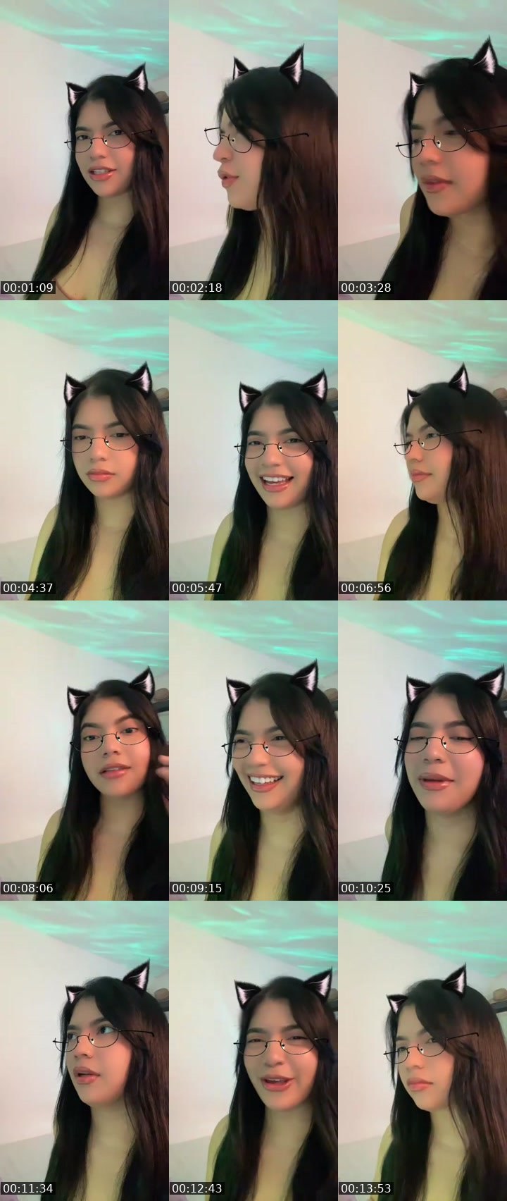 Contact-sheet preview of 👸🏻Hannah🎢ᶠ⁵⁰⁴🪫🔋's MICO Live recording