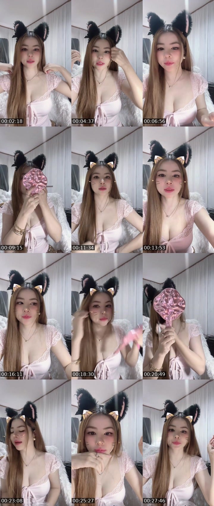 Contact-sheet preview of BRB new vj หัวหอม🧅🤍's MICO Live recording