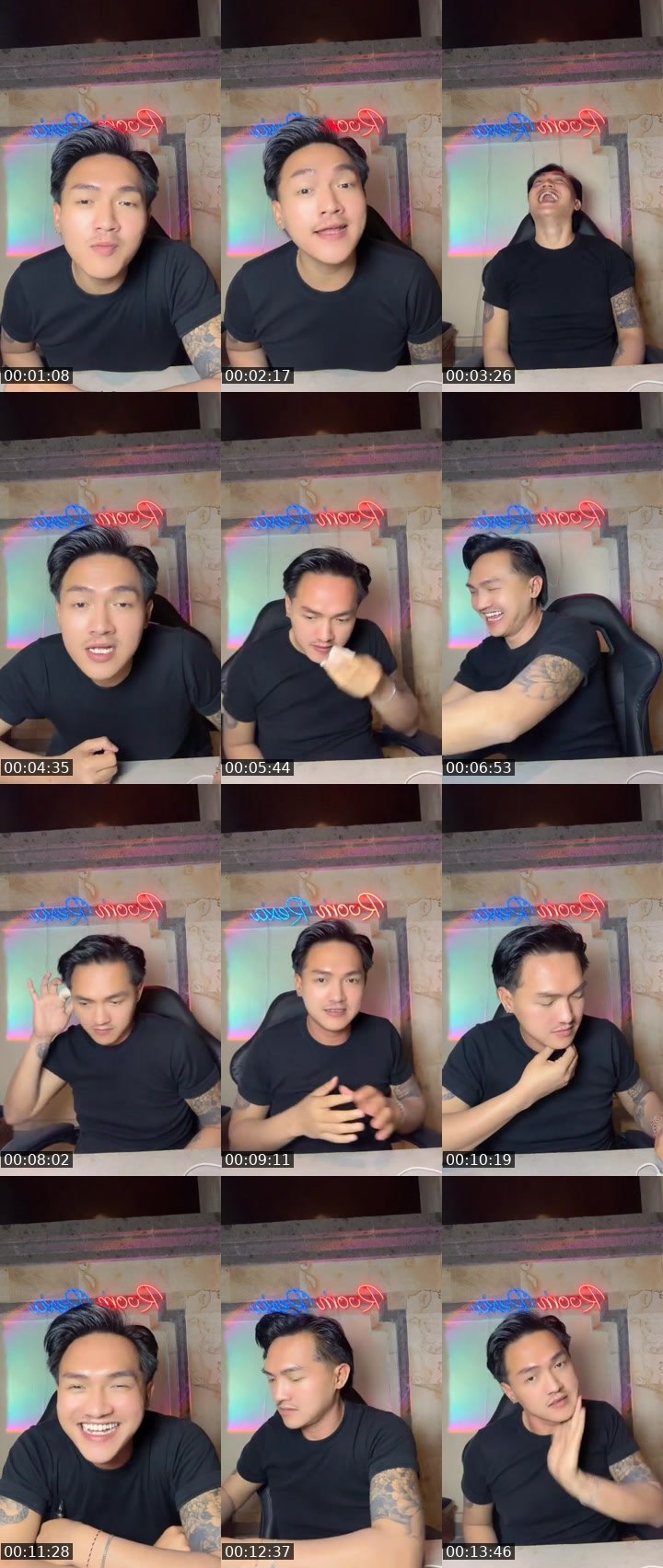 Contact-sheet preview of Rexaᴳᴸᴬᴹᴼᵁᴿ🔖's MICO Live recording