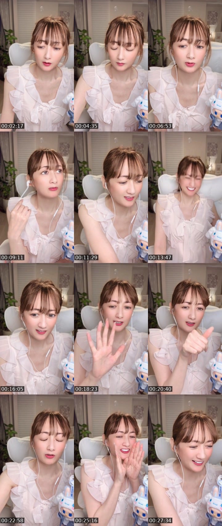 Contact-sheet preview of サラちゃん🍿💭's MICO Live recording