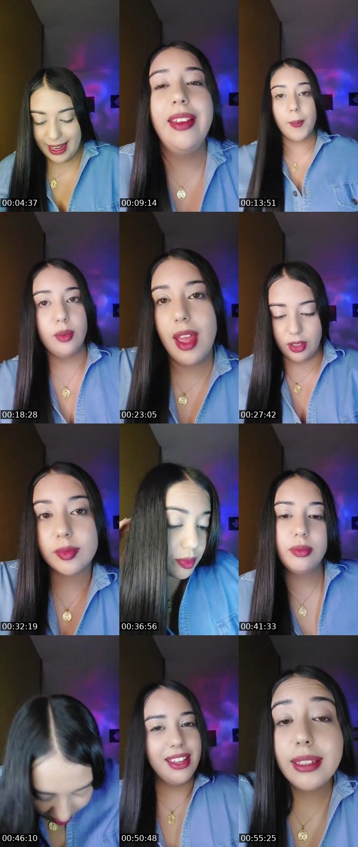 Contact-sheet preview of 🦅🍧𝐆𝐄𝐍𝐄💘's MICO Live recording