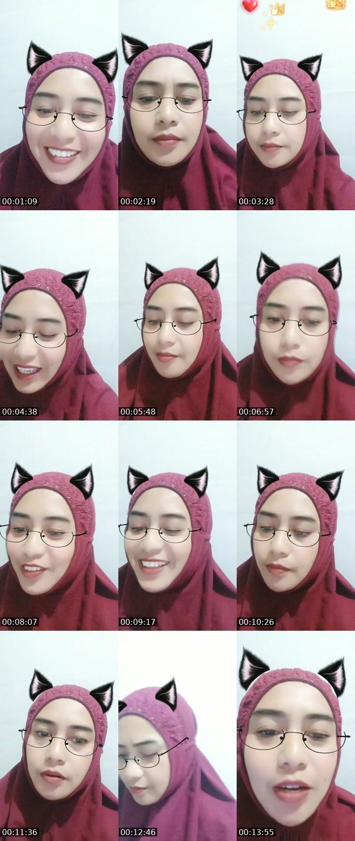Contact-sheet preview of 𝐴𝑢𝑟𝑎💫Glow's MICO Live recording