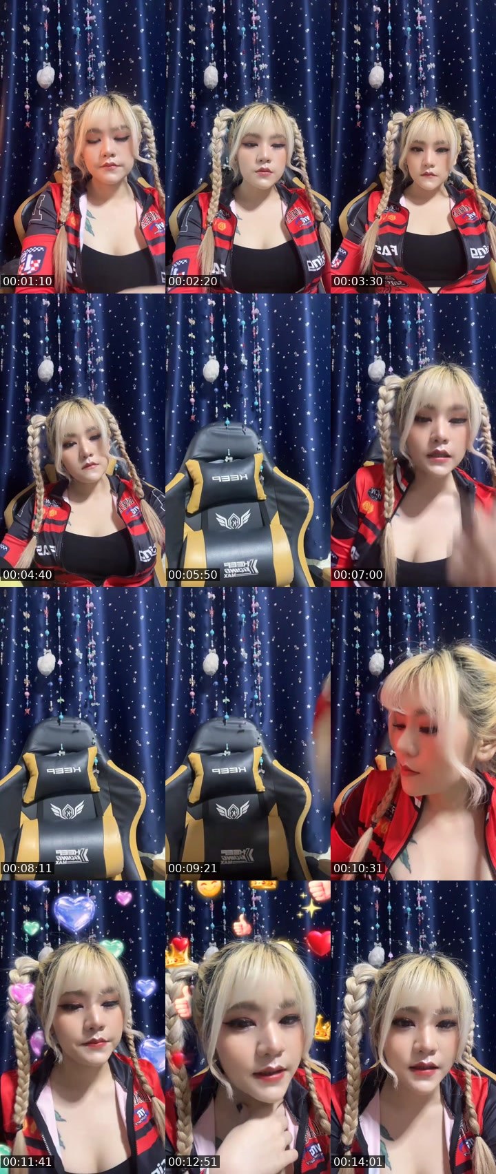 Contact-sheet preview of 🕊️ᴀʟɪɴᴀ🌜 Nanny🐻's MICO Live recording