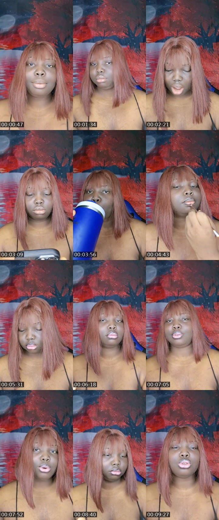 Contact-sheet preview of 100k❤️🐽𝐓𝐑𝐈🅒𝐈𝐀🍫🫦🥷🏾🛠's MICO Live recording