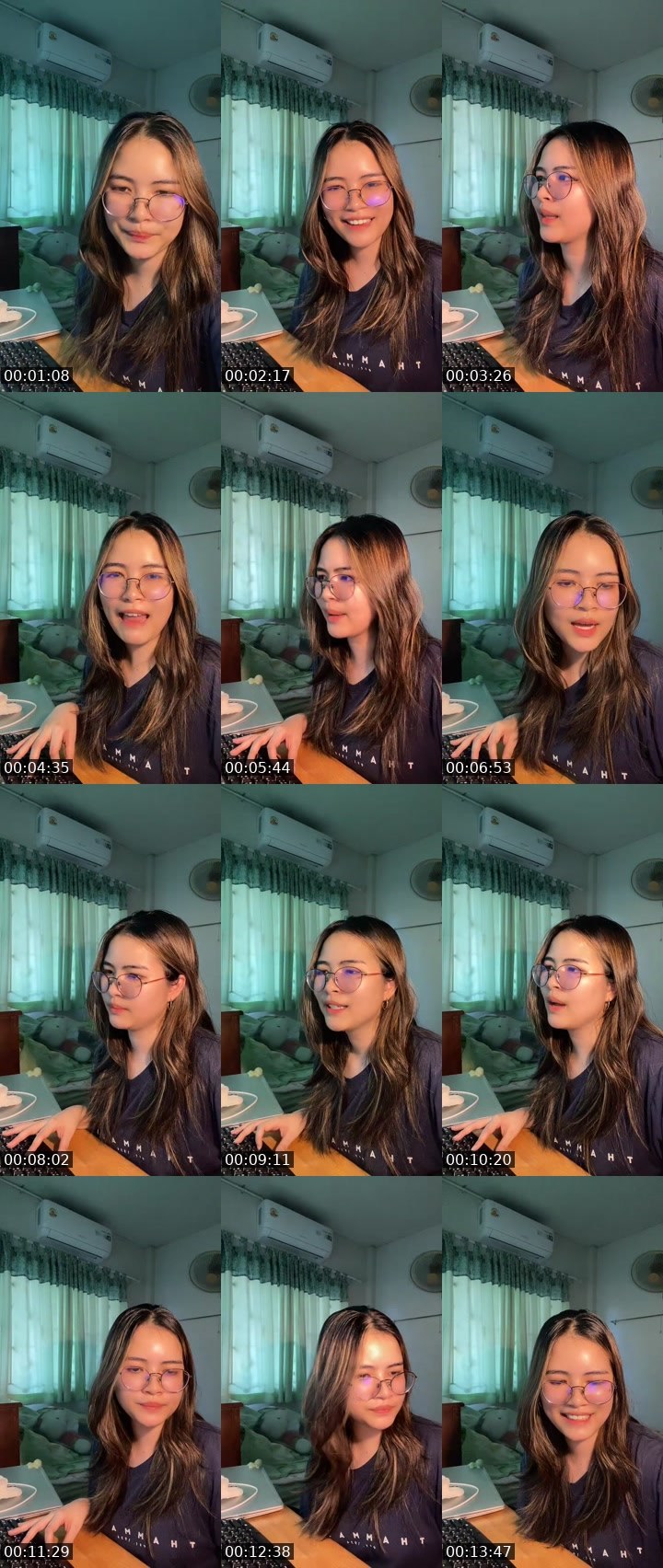 Contact-sheet preview of [🧋] milktea New vj - Benze🦦's MICO Live recording