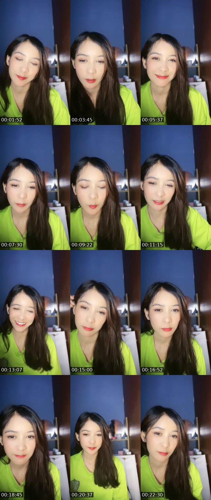 Contact-sheet preview of BRB new vj ใบพลู😘's MICO Live recording