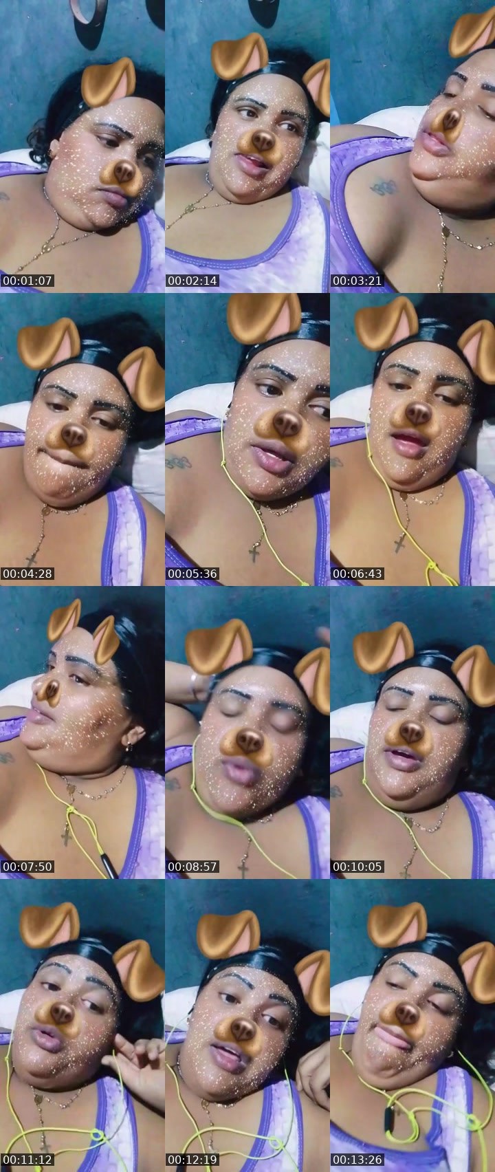 Contact-sheet preview of 𝓢ᴮ🔱PATRONA YESICA 𝓢ᴮ🔱's MICO Live recording