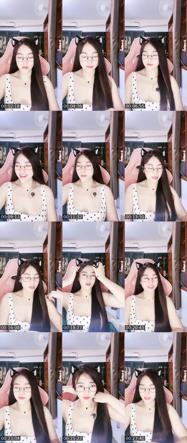 Contact-sheet preview of -36k Zoiii Nè 💕's MICO Live recording