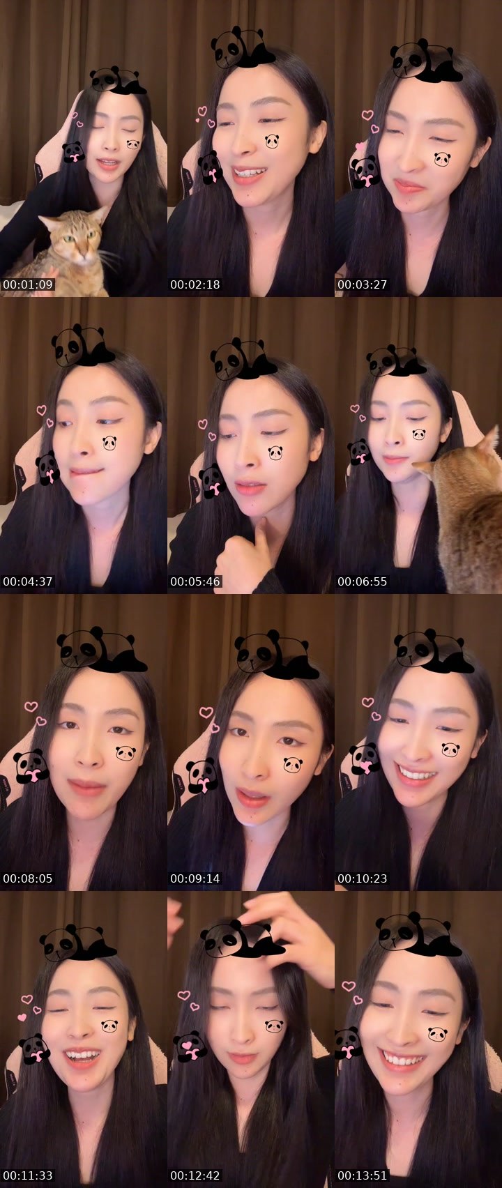 Contact-sheet preview of New VJ PRAEW🐾🍇's MICO Live recording
