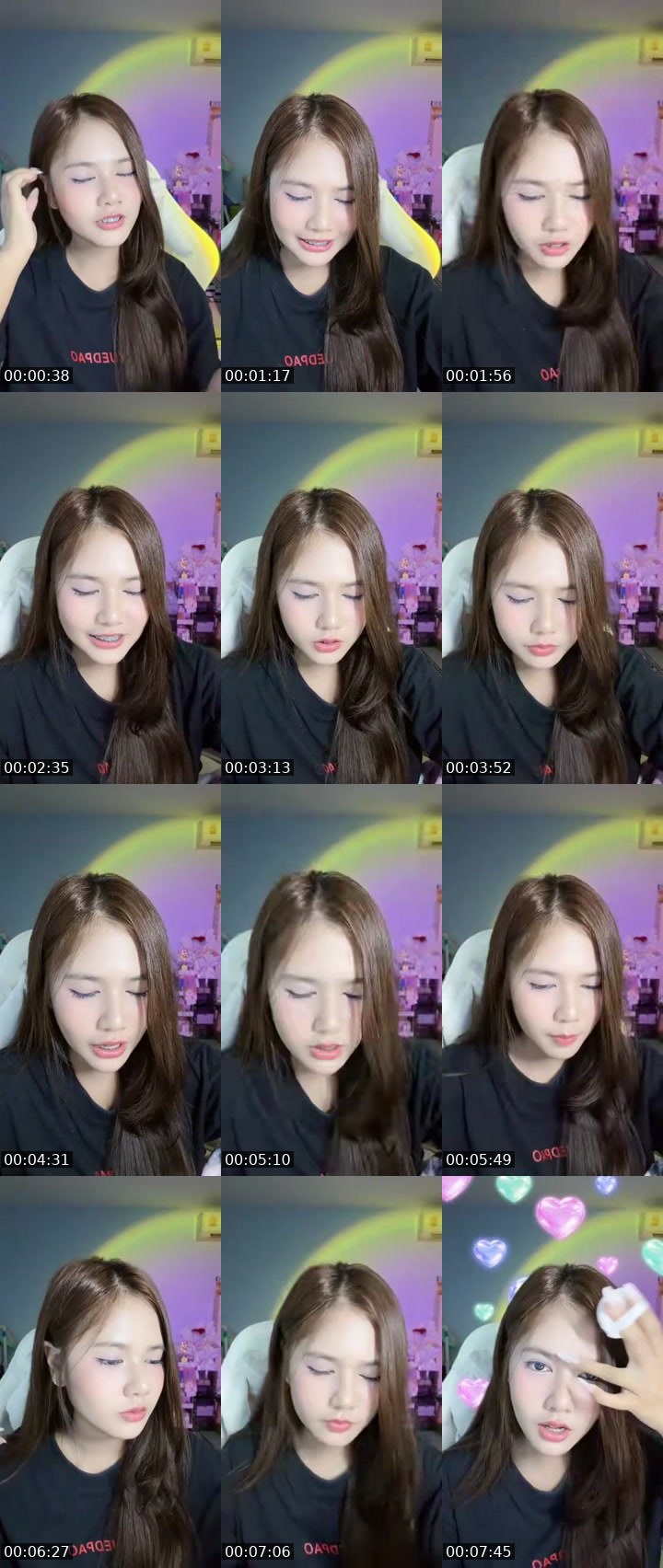 Contact-sheet preview of (🧋)New vj ผัก 🐰🥨's MICO Live recording