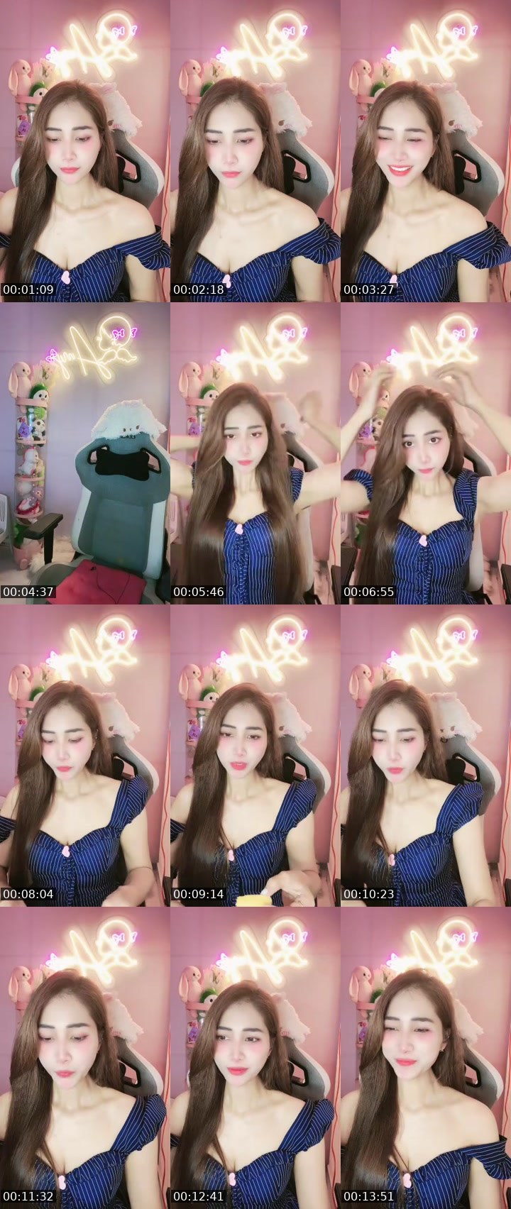 Contact-sheet preview of [🧸]Em Bé Amy🎀's MICO Live recording