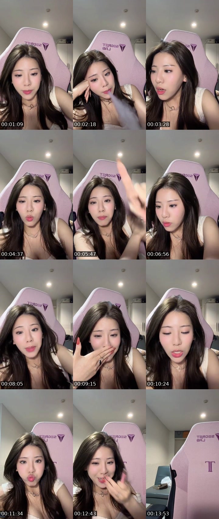 Contact-sheet preview of ᴵᵀ cookie˚✧₊⁎♡🍪's MICO Live recording