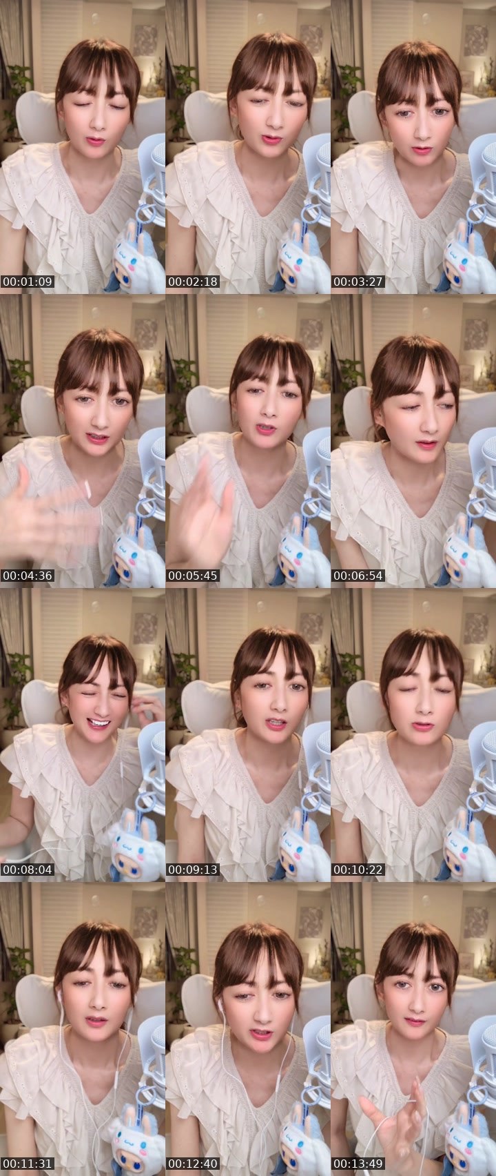 Contact-sheet preview of サラちゃん🍿💭's MICO Live recording