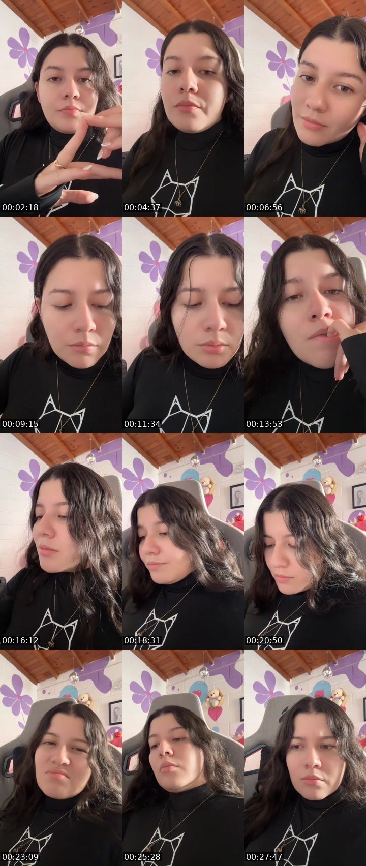 Contact-sheet preview of 👳🏻‍♂️1.3M CARLITA🩷ⷭ 👀🎯's MICO Live recording