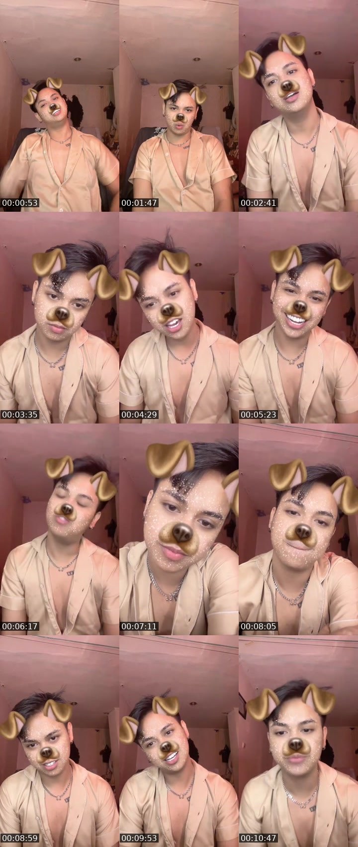 Contact-sheet preview of 🐯ᴄʜᴀɴᴅʜᴏɪᴇᴹᴱᴬᵂ 👁️‍🗨️😈💦's MICO Live recording