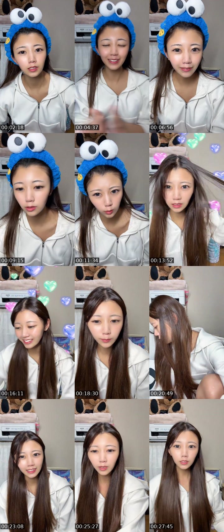 Contact-sheet preview of 𝐤𝐮𝐫ø🕊‎🖤's MICO Live recording