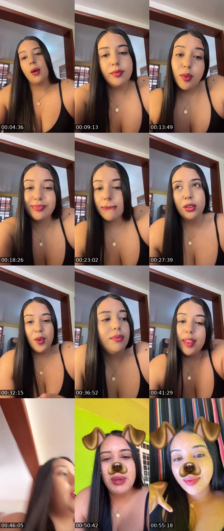Contact-sheet preview of 🦅🍧𝐆𝐄𝐍𝐄💘🧸's MICO Live recording
