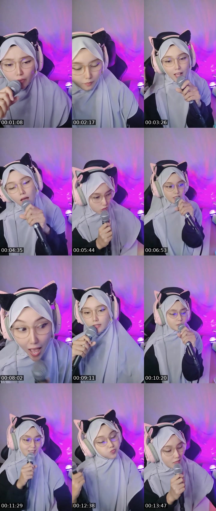 Contact-sheet preview of Qiyuchan🐙ᵇᵃᵐˢ🔅's MICO Live recording