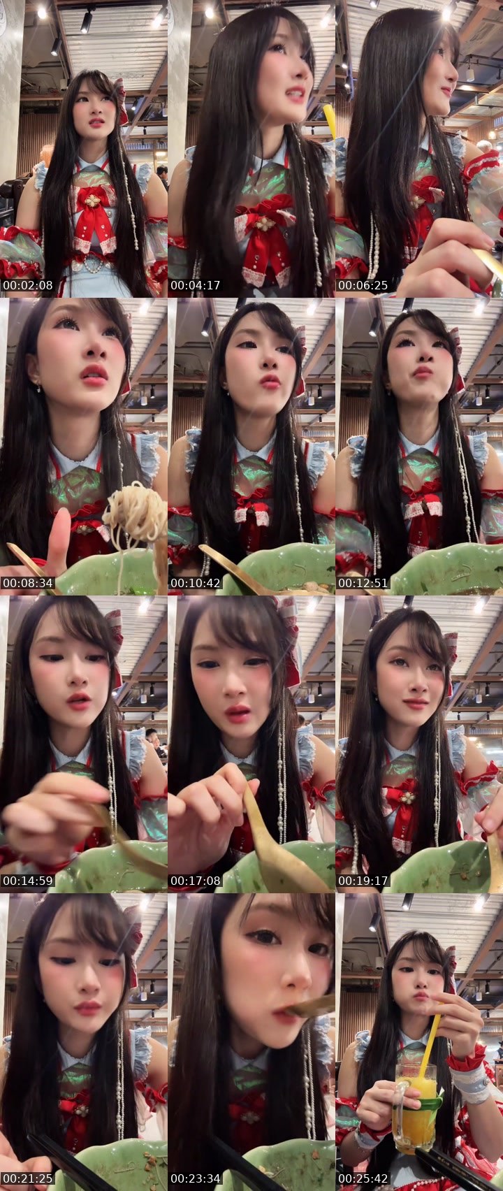 Contact-sheet preview of Nadearโว้ย🤍🌷🦋⋆🅱🅴🅴⋆'s MICO Live recording