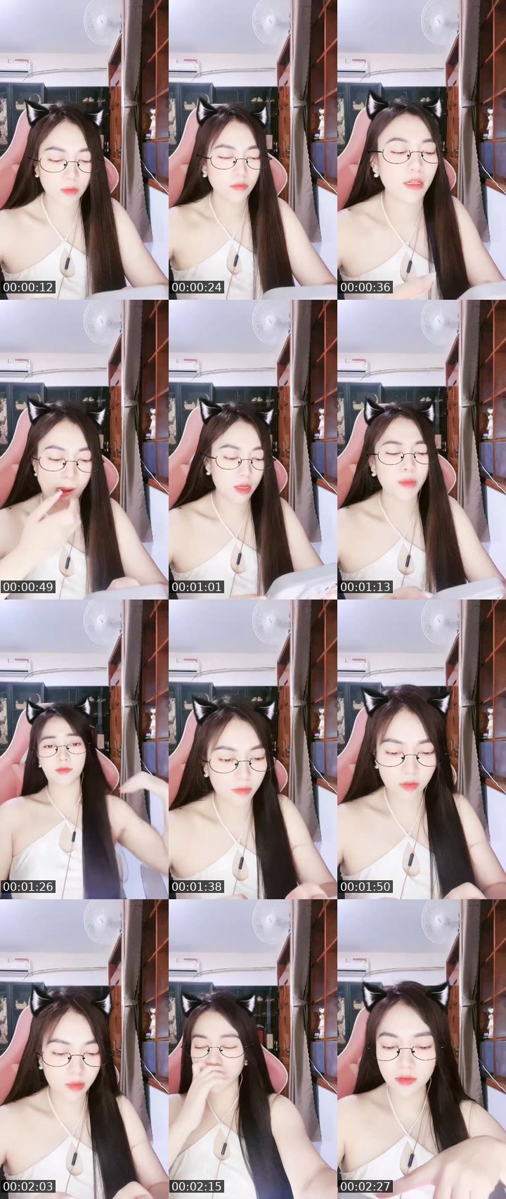 Contact-sheet preview of -31k Zoiii Nè 💕's MICO Live recording