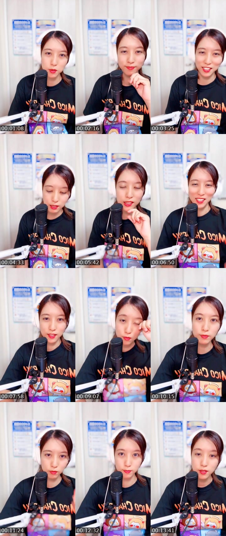 Contact-sheet preview of NATSUKI🌺🌙*ﾟ's MICO Live recording
