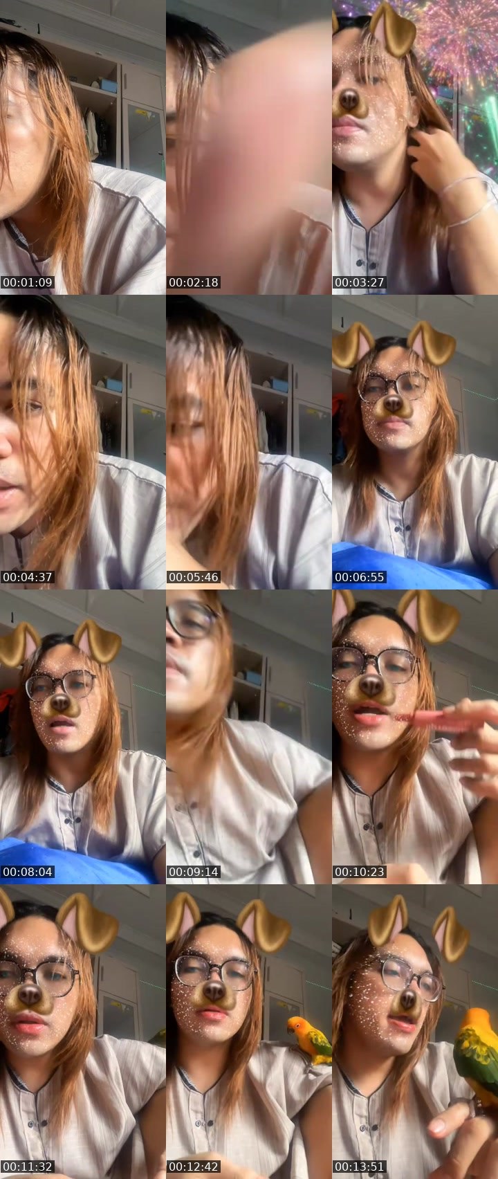 Contact-sheet preview of 👶🏻Fikynikiᴺᵒᶻᵃ🌹✨'s MICO Live recording