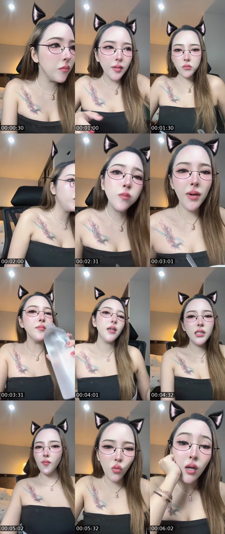 Contact-sheet preview of :[🧋] New vj - SinYoritar🎀🐹's MICO Live recording