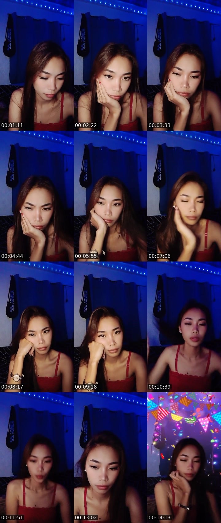 Contact-sheet preview of ☪️ÇHÍNÉÉ 🍀MHA7741's MICO Live recording