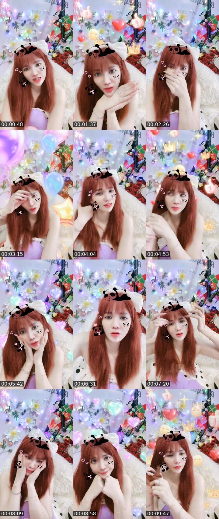 Contact-sheet preview of ⚡️🌸Bé Thỏ🐰🌸🩵's MICO Live recording
