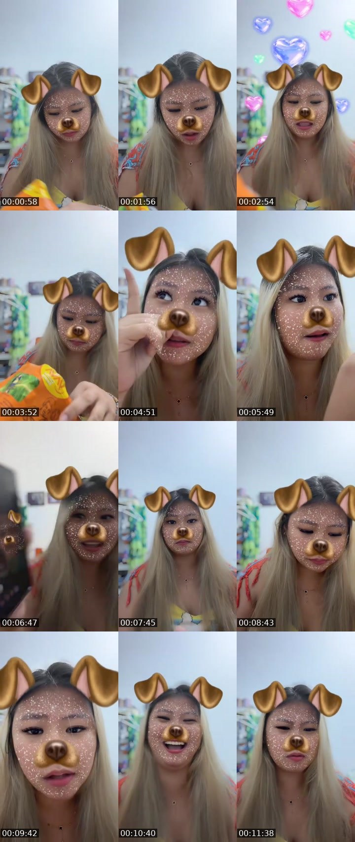 Contact-sheet preview of Barbie 😶‍🌫️'s MICO Live recording