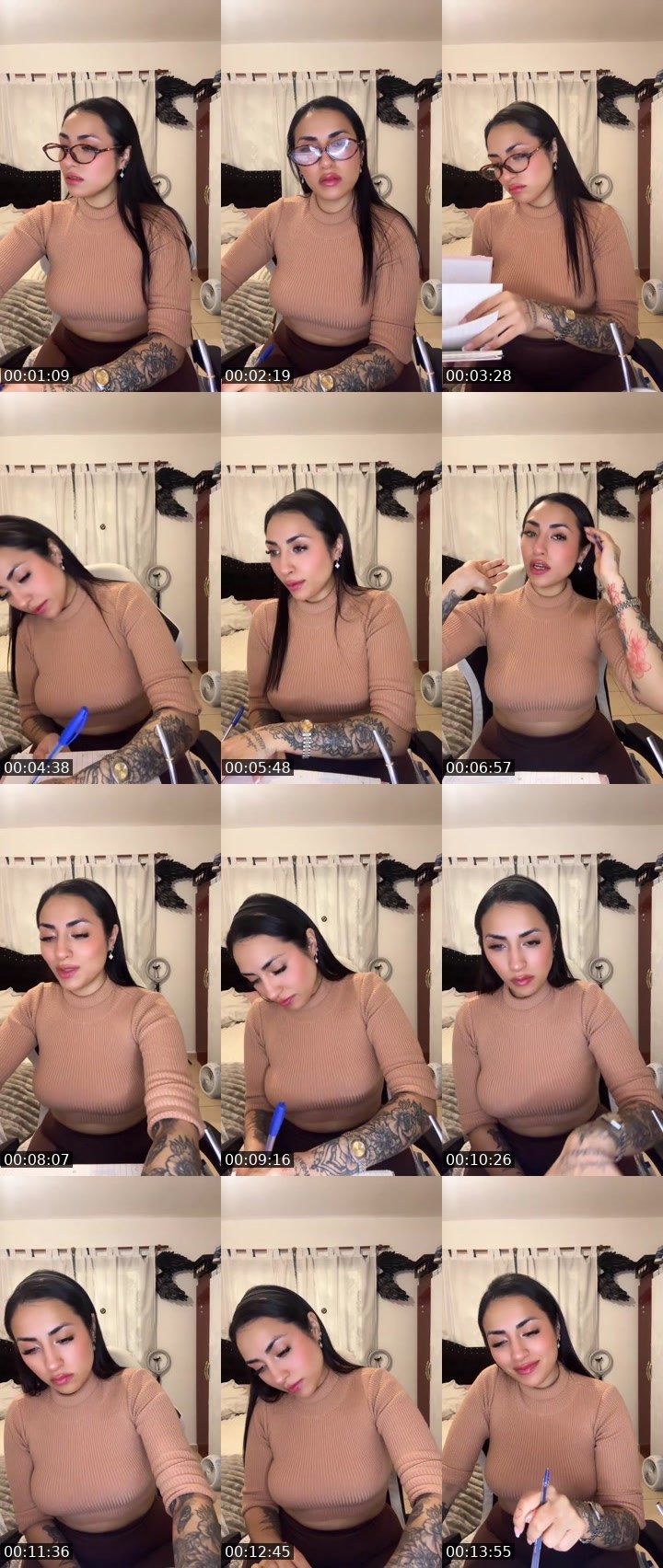 Contact-sheet preview of 🖤♛ 𝐌𝐄𝐆🐆🧸ྀི's MICO Live recording