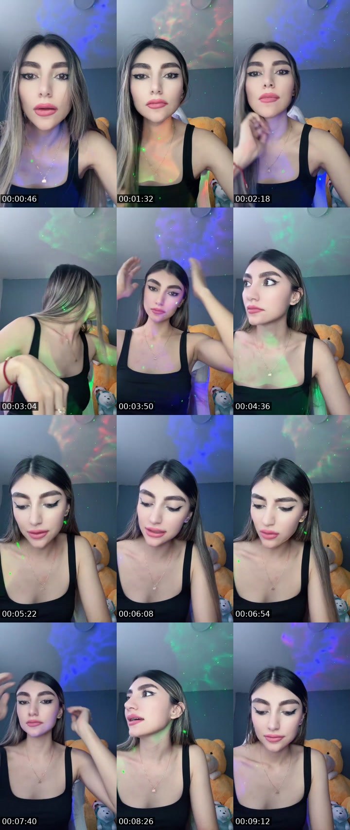 Contact-sheet preview of 🦋❥🌙𝐼𝓃𝒶🧝🏻‍♀️ᴹᵃᵍ💞👑's MICO Live recording