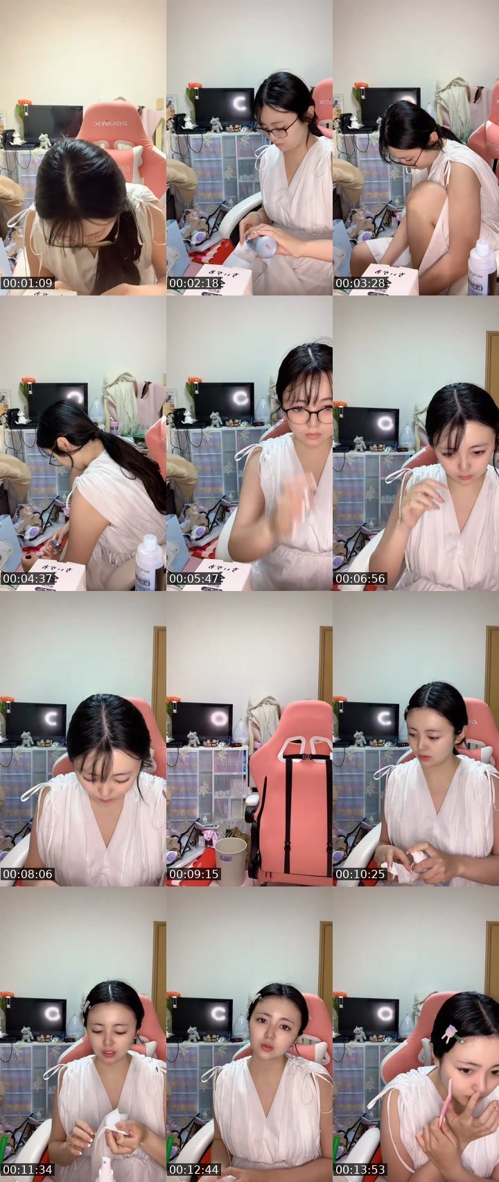 Contact-sheet preview of YUKI🐰🎮🍓's MICO Live recording