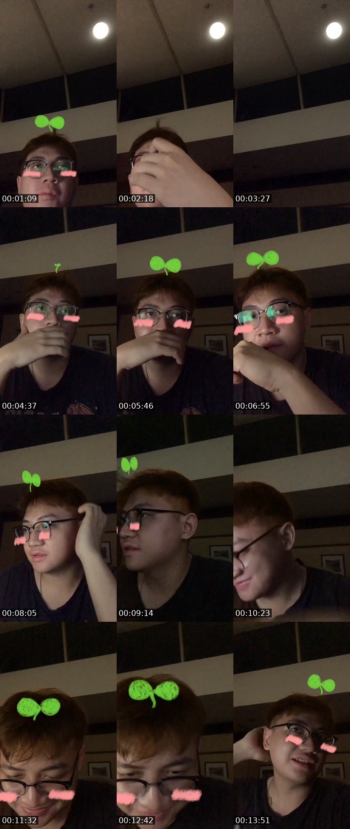 Contact-sheet preview of ᴮcᴺ ɴᴛᴜᴛ 🌹🔖❄️'s MICO Live recording