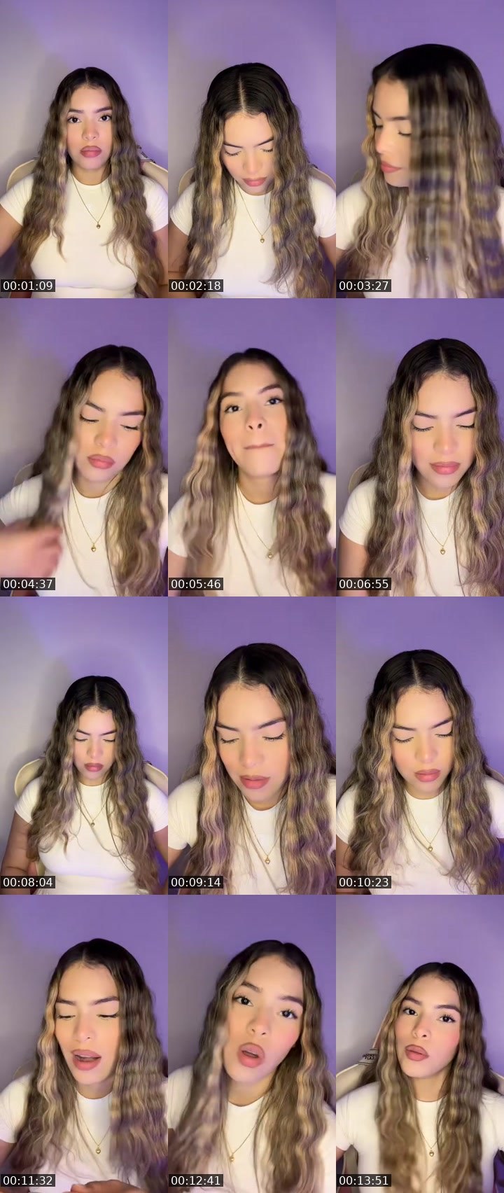 Contact-sheet preview of 630k🌸𝓓𝓪𝓷𝓲🌺ᴰᴳ's MICO Live recording