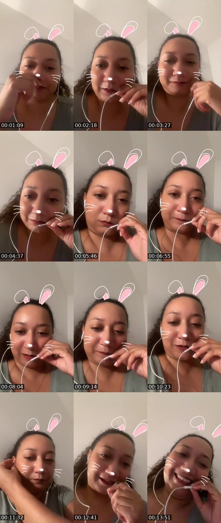 Contact-sheet preview of 👩🏼‍🐰‍👩🏽Lizzie D Flaka🍒⚡️'s MICO Live recording