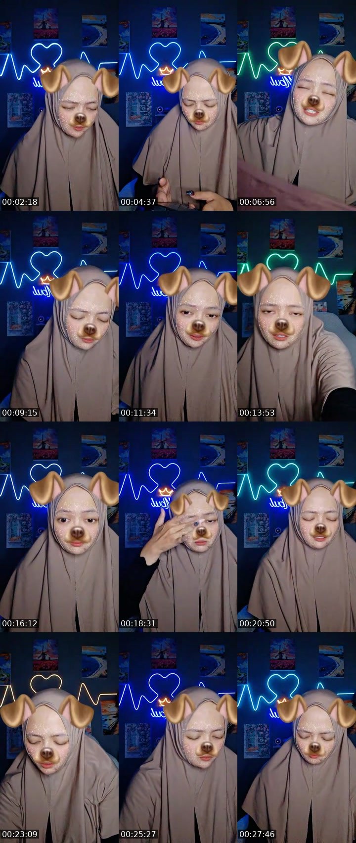 Contact-sheet preview of ᴸᵐ 𝖒𝖇𝖚l🐦‍🔥's MICO Live recording