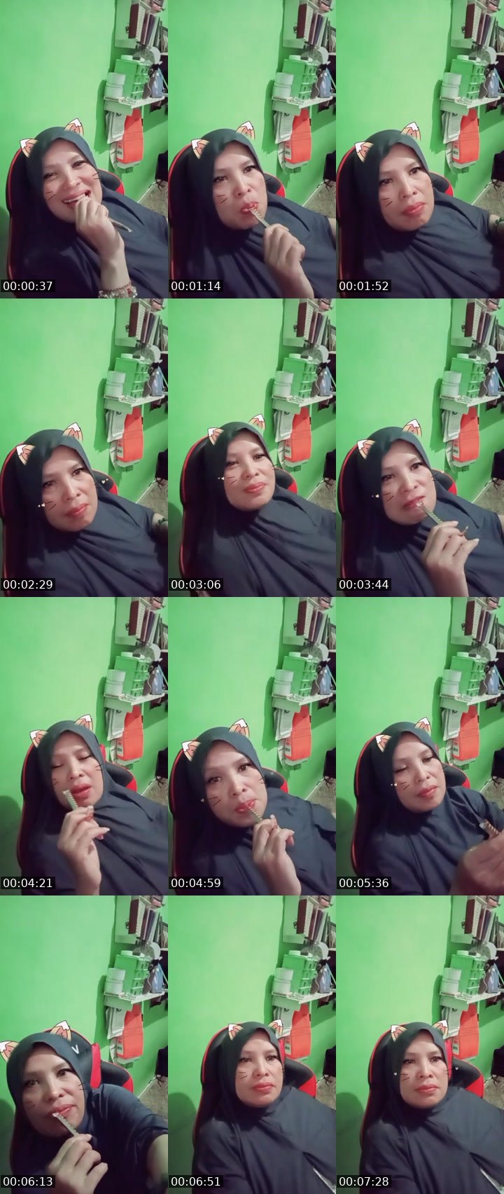 Contact-sheet preview of Evie 🧜‍♂️GF 🧜‍♂'s MICO Live recording