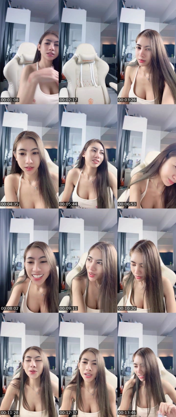 Contact-sheet preview of [🧋] milktea New vj Miew🦋✨'s MICO Live recording