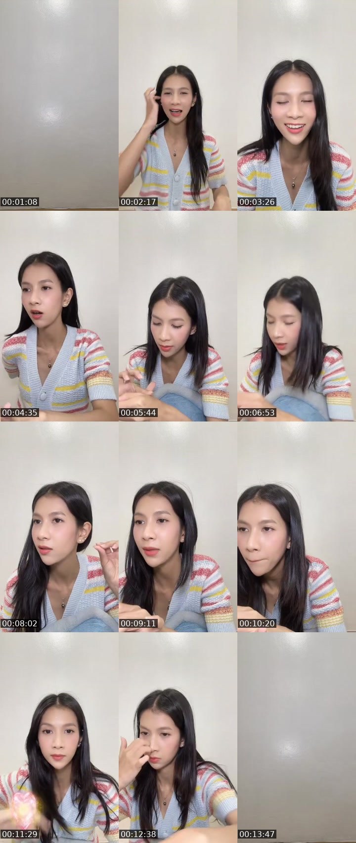 Contact-sheet preview of [🍇] vj. ไอจูนเอง 🥓🧁💖's MICO Live recording
